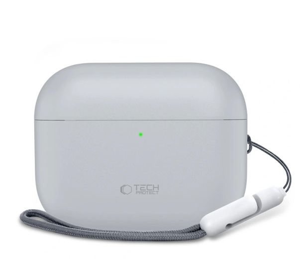 Tech-Protect Silicone Do Apple Airpods Pro 3 Crayon Grey - 1367330 - zdjęcie 3